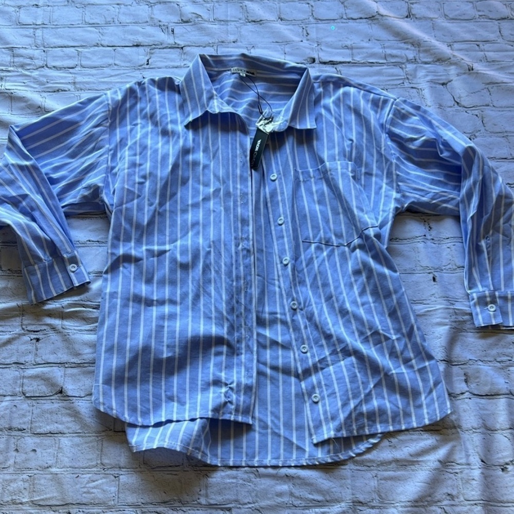 Women’s “Linen” shirt 55% poly & 45% cotton